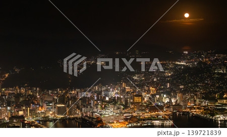 長崎県稲佐山からの夜景 長崎県稲佐山からの夜景 139721839