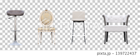 office chair isolate on a transparent background, interior furniture, 3D illustration, cg render office chair isolate on a transparent background, interior furniture, 3D illustration, cg render 139722437