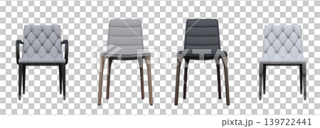 office chair isolate on a transparent background, interior furniture, 3D illustration, cg render office chair isolate on a transparent background, interior furniture, 3D illustration, cg render 139722441