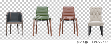 office chair isolate on a transparent background, interior furniture, 3D illustration, cg render office chair isolate on a transparent background, interior furniture, 3D illustration, cg render 139722442
