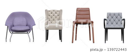 office chair isolate on a transparent background, interior furniture, 3D illustration, cg render office chair isolate on a transparent background, interior furniture, 3D illustration, cg render 139722443