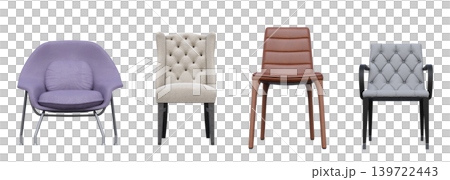 office chair isolate on a transparent background, interior furniture, 3D illustration, cg render office chair isolate on a transparent background, interior furniture, 3D illustration, cg render 139722443