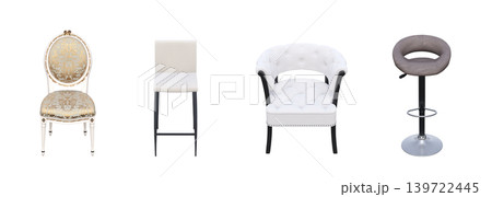 office chair isolate on a transparent background, interior furniture, 3D illustration, cg render office chair isolate on a transparent background, interior furniture, 3D illustration, cg render 139722445