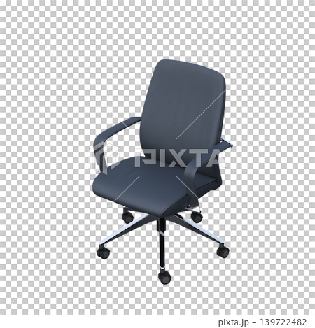 office chair isolate on a transparent background, interior furniture, 3D illustration, cg render office chair isolate on a transparent background, interior furniture, 3D illustration, cg render 139722482