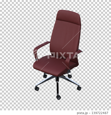office chair isolate on a transparent background, interior furniture, 3D illustration, cg render office chair isolate on a transparent background, interior furniture, 3D illustration, cg render 139722487