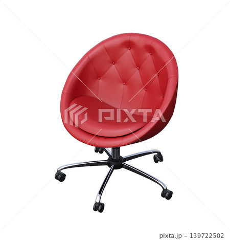 office chair isolate on a transparent background, interior furniture, 3D illustration, cg render office chair isolate on a transparent background, interior furniture, 3D illustration, cg render 139722502
