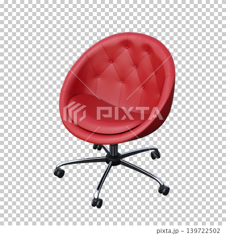 office chair isolate on a transparent background, interior furniture, 3D illustration, cg render office chair isolate on a transparent background, interior furniture, 3D illustration, cg render 139722502