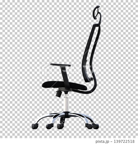 office chair isolate on a transparent background, interior furniture, 3D illustration, cg render office chair isolate on a transparent background, interior furniture, 3D illustration, cg render 139722518