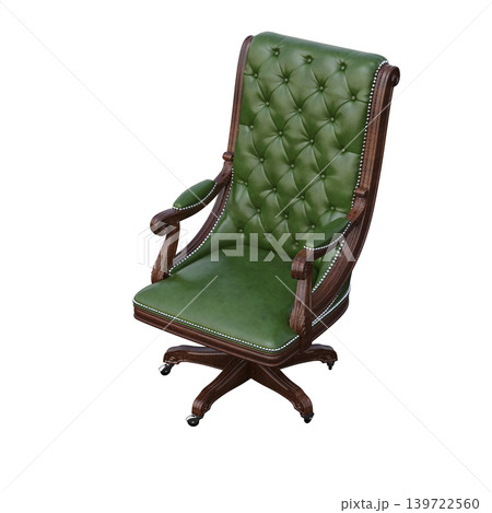 office chair isolate on a transparent background, interior furniture, 3D illustration, cg render office chair isolate on a transparent background, interior furniture, 3D illustration, cg render 139722560