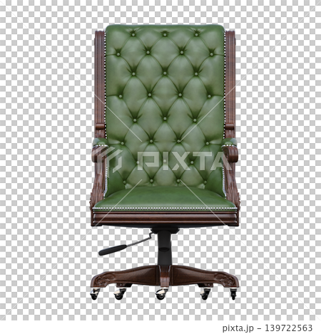 office chair isolate on a transparent background, interior furniture, 3D illustration, cg render office chair isolate on a transparent background, interior furniture, 3D illustration, cg render 139722563