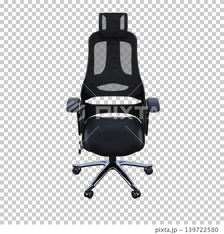 office chair isolate on a transparent background, interior furniture, 3D illustration, cg render office chair isolate on a transparent background, interior furniture, 3D illustration, cg render 139722580