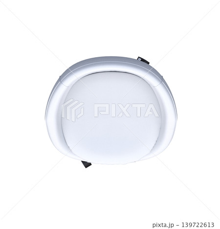office chair isolate on a transparent background, interior furniture, 3D illustration, cg render 139722613