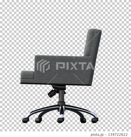 office chair isolate on a transparent background, interior furniture, 3D illustration, cg render office chair isolate on a transparent background, interior furniture, 3D illustration, cg render 139722622
