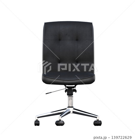 office chair isolate on a transparent background, interior furniture, 3D illustration, cg render 139722629
