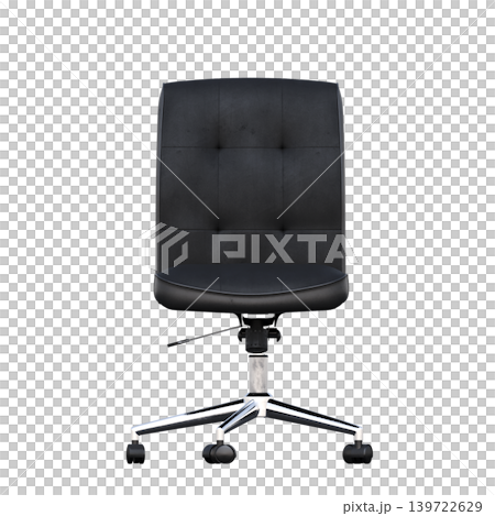 office chair isolate on a transparent background, interior furniture, 3D illustration, cg render 139722629
