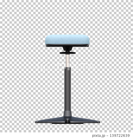 office chair isolate on a transparent background, interior furniture, 3D illustration, cg render 139722639