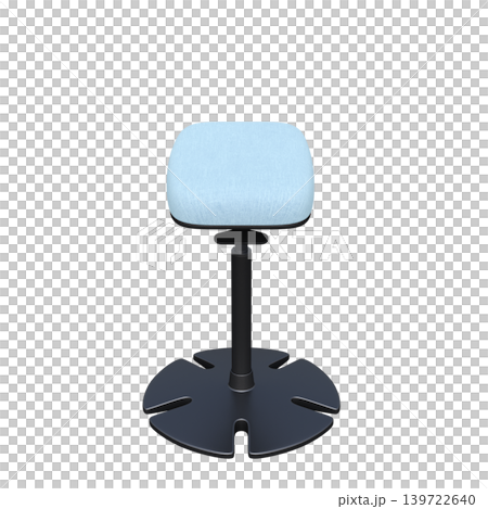 office chair isolate on a transparent background, interior furniture, 3D illustration, cg render 139722640