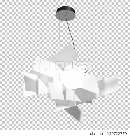 chandelier on the ceiling isolated on transparent background, hanging lamp, pendant light, 3D illustration, cg render chandelier on the ceiling isolated on transparent background, hanging lamp, pendant light, 3D illustration, cg render 139722779
