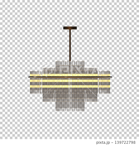 chandelier on the ceiling isolated on transparent background, hanging lamp, pendant light, 3D illustration, cg render chandelier on the ceiling isolated on transparent background, hanging lamp, pendant light, 3D illustration, cg render 139722798