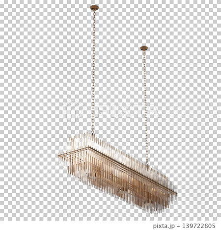 chandelier on the ceiling isolated on transparent background, hanging lamp, pendant light, 3D illustration, cg render chandelier on the ceiling isolated on transparent background, hanging lamp, pendant light, 3D illustration, cg render 139722805
