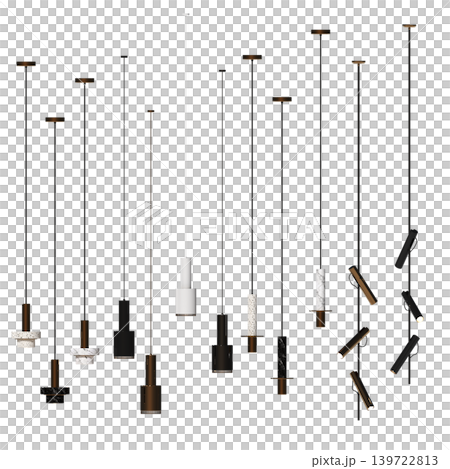 chandelier on the ceiling isolated on transparent background, hanging lamp, pendant light, 3D illustration, cg render chandelier on the ceiling isolated on transparent background, hanging lamp, pendant light, 3D illustration, cg render 139722813