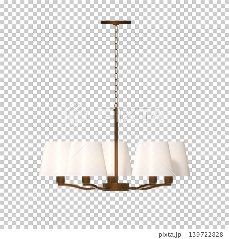 chandelier on the ceiling isolated on transparent background, hanging lamp, pendant light, 3D illustration, cg render chandelier on the ceiling isolated on transparent background, hanging lamp, pendant light, 3D illustration, cg render 139722828