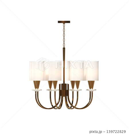 chandelier on the ceiling isolated on transparent background, hanging lamp, pendant light, 3D illustration, cg render chandelier on the ceiling isolated on transparent background, hanging lamp, pendant light, 3D illustration, cg render 139722829