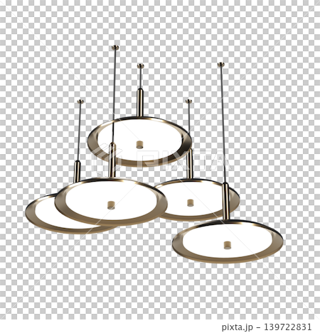 chandelier on the ceiling isolated on transparent background, hanging lamp, pendant light, 3D illustration, cg render chandelier on the ceiling isolated on transparent background, hanging lamp, pendant light, 3D illustration, cg render 139722831