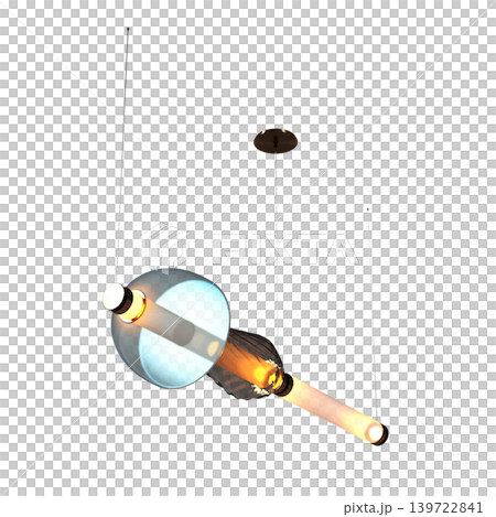 chandelier on the ceiling isolated on transparent background, hanging lamp, pendant light, 3D illustration, cg render chandelier on the ceiling isolated on transparent background, hanging lamp, pendant light, 3D illustration, cg render 139722841