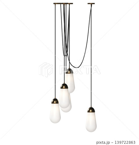 chandelier on the ceiling isolated on transparent background, hanging lamp, pendant light, 3D illustration, cg render chandelier on the ceiling isolated on transparent background, hanging lamp, pendant light, 3D illustration, cg render 139722863