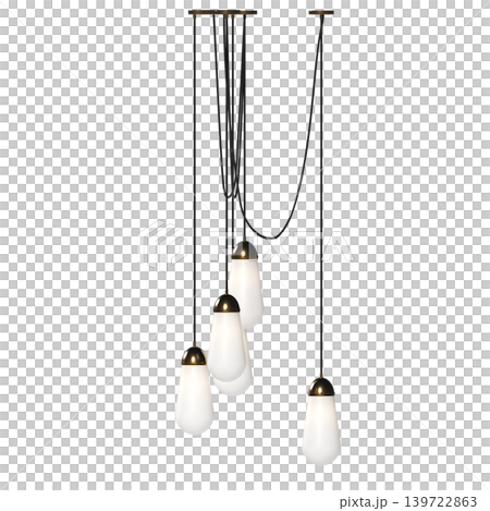 chandelier on the ceiling isolated on transparent background, hanging lamp, pendant light, 3D illustration, cg render chandelier on the ceiling isolated on transparent background, hanging lamp, pendant light, 3D illustration, cg render 139722863