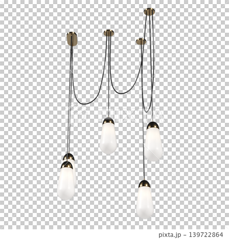 chandelier on the ceiling isolated on transparent background, hanging lamp, pendant light, 3D illustration, cg render chandelier on the ceiling isolated on transparent background, hanging lamp, pendant light, 3D illustration, cg render 139722864