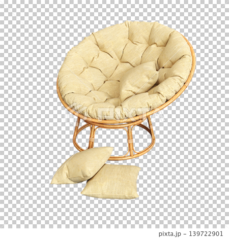 armchair isolate on a transparent background, comfortable furniture for home interior, 3D illustration, cg render armchair isolate on a transparent background, comfortable furniture for home interior, 3D illustration, cg render 139722901