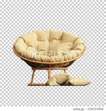 armchair isolate on a transparent background, comfortable furniture for home interior, 3D illustration, cg render armchair isolate on a transparent background, comfortable furniture for home interior, 3D illustration, cg render 139722904