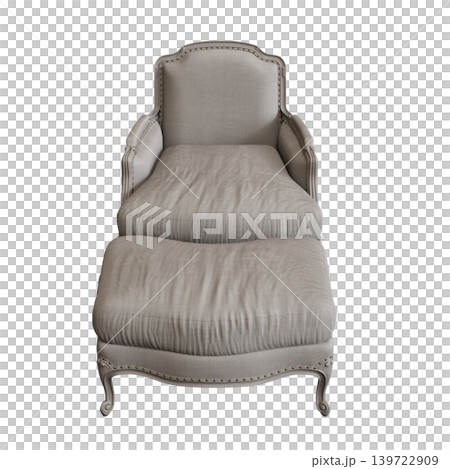 armchair isolate on a transparent background, comfortable furniture for home interior, 3D illustration, cg render armchair isolate on a transparent background, comfortable furniture for home interior, 3D illustration, cg render 139722909