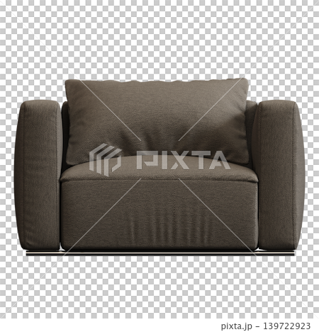 armchair isolate on a transparent background, comfortable furniture for home interior, 3D illustration, cg render armchair isolate on a transparent background, comfortable furniture for home interior, 3D illustration, cg render 139722923