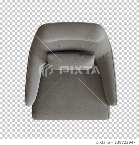 armchair isolate on a transparent background, comfortable furniture for home interior, 3D illustration, cg render armchair isolate on a transparent background, comfortable furniture for home interior, 3D illustration, cg render 139722947