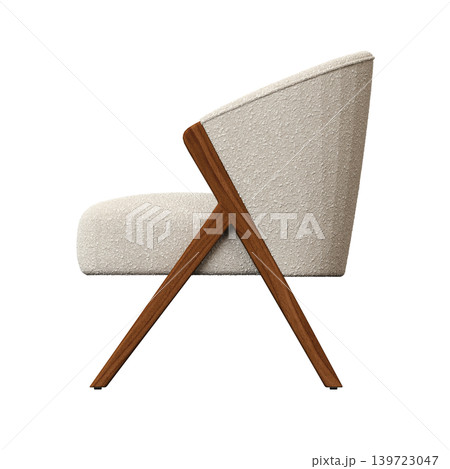 armchair isolate on a transparent background, comfortable furniture for home interior, 3D illustration, cg render armchair isolate on a transparent background, comfortable furniture for home interior, 3D illustration, cg render 139723047