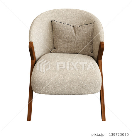 armchair isolate on a transparent background, comfortable furniture for home interior, 3D illustration, cg render armchair isolate on a transparent background, comfortable furniture for home interior, 3D illustration, cg render 139723050