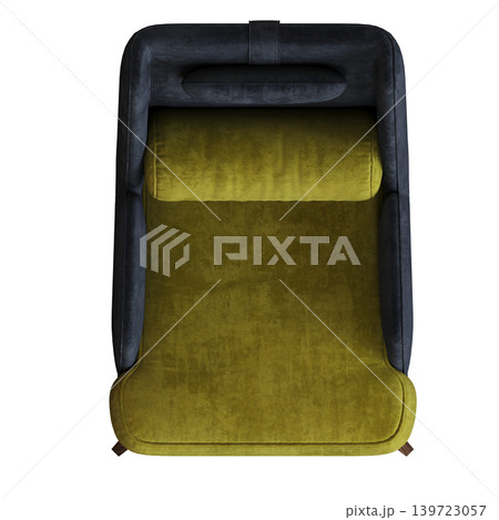 armchair isolate on a transparent background, comfortable furniture for home interior, 3D illustration, cg render armchair isolate on a transparent background, comfortable furniture for home interior, 3D illustration, cg render 139723057