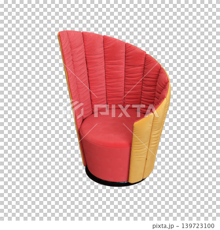 armchair isolate on a transparent background, comfortable furniture for home interior, 3D illustration, cg render armchair isolate on a transparent background, comfortable furniture for home interior, 3D illustration, cg render 139723100