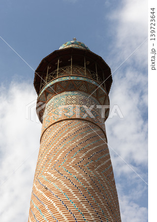 Minaret of the Blue Mosque, Yerevan, Armenia is under cloudy sky Minaret of the Blue Mosque, Yerevan, Armenia is under cloudy sky 139723644