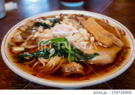 日本の鳥取県鳥取市で食べたとても美味しいラーメン 139726906