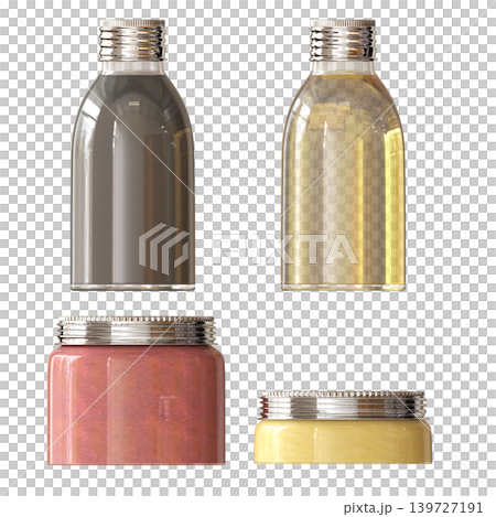 Bathroom accessories isolated on transparent background, bidet, 3D illustration, cg render Bathroom accessories isolated on transparent background, bidet, 3D illustration, cg render 139727191