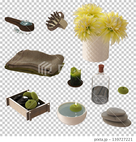 Bathroom accessories isolated on transparent background, bidet, 3D illustration, cg render Bathroom accessories isolated on transparent background, bidet, 3D illustration, cg render 139727221