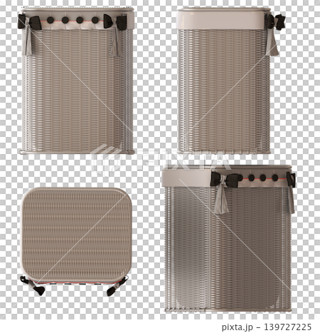 Bathroom accessories isolated on transparent background, bidet, 3D illustration, cg render Bathroom accessories isolated on transparent background, bidet, 3D illustration, cg render 139727225