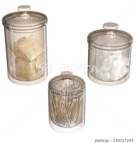 Bathroom accessories isolated on transparent background, bidet, 3D illustration, cg render Bathroom accessories isolated on transparent background, bidet, 3D illustration, cg render 139727247