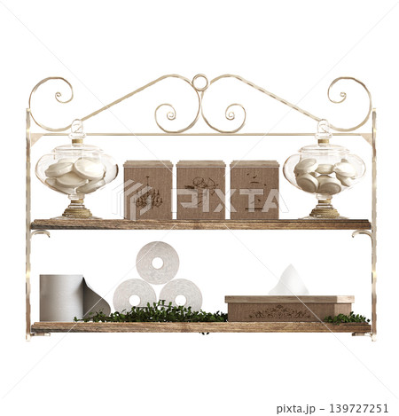 Bathroom accessories isolated on transparent background, bidet, 3D illustration, cg render Bathroom accessories isolated on transparent background, bidet, 3D illustration, cg render 139727251