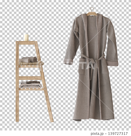 Bathroom accessories isolated on transparent background, bidet, 3D illustration, cg render Bathroom accessories isolated on transparent background, bidet, 3D illustration, cg render 139727317