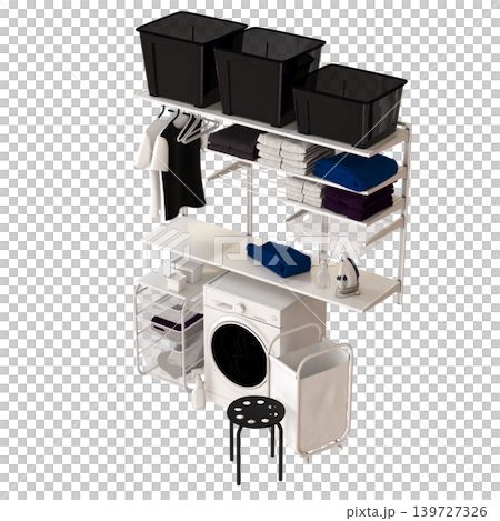 Bathroom accessories isolated on transparent background, bidet, 3D illustration, cg render Bathroom accessories isolated on transparent background, bidet, 3D illustration, cg render 139727326